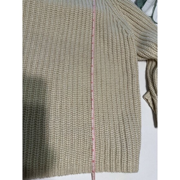 NWT MES DEMOISELLES NOMADE CHUNKY COWL NECK TURTLENECK Sweater Alpaca Wool $288 - Picture 5 of 10